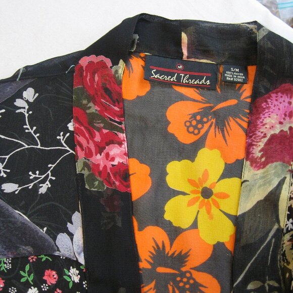 Sacred Threads Patchwork Lightweight Jacket - Picture 6 of 6